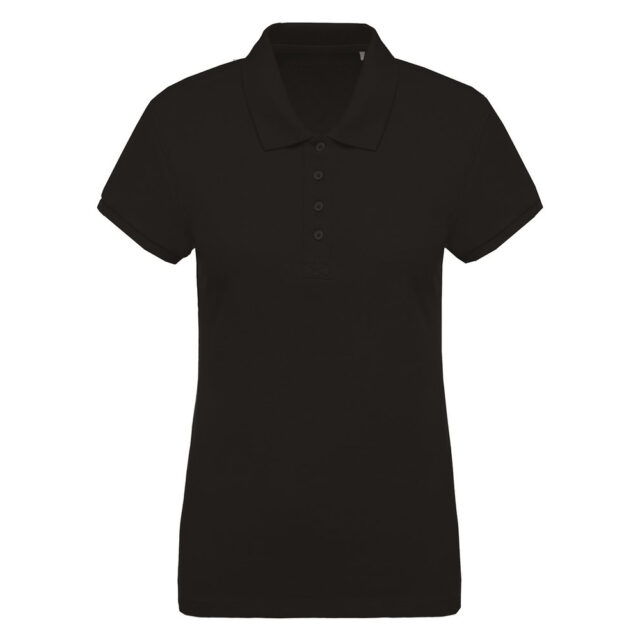 Women’s organic pique short sleeve polo shirt