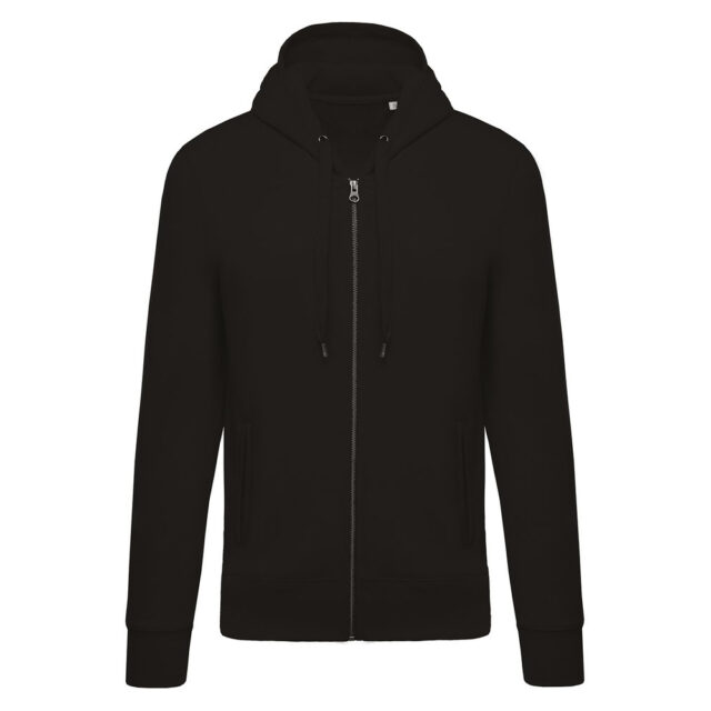 Organic zipped hoodie