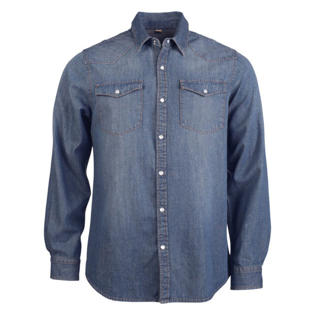 Long sleeve denim shirt