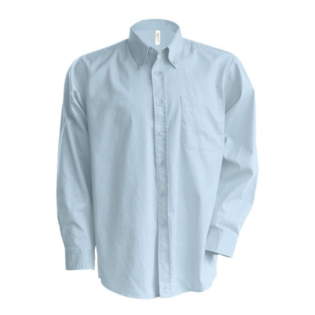 Long-sleeved easycare Oxford shirt