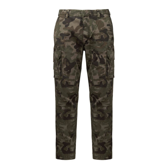 Camo cargo trousers
