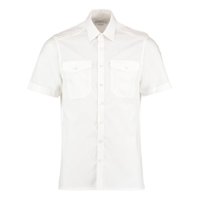 Pilot shirt short-sleeved (tailored fit)