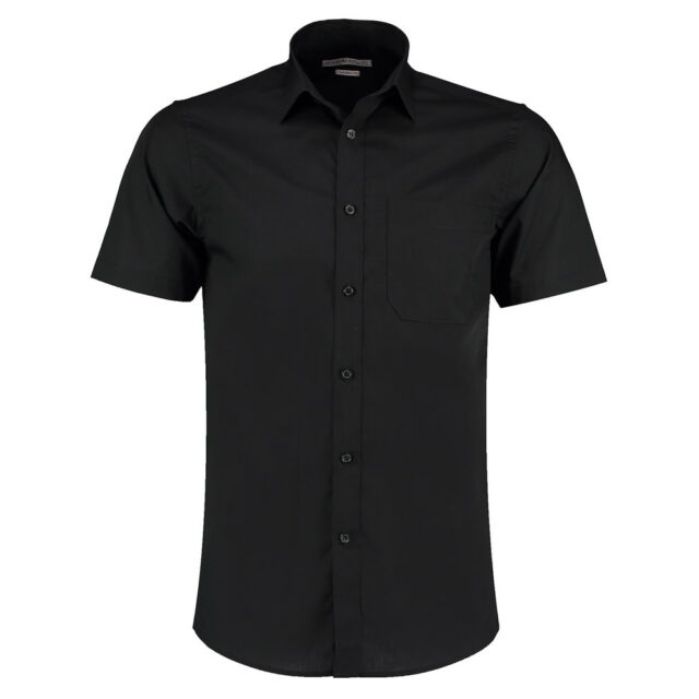 Poplin shirt short-sleeved (tailored fit)