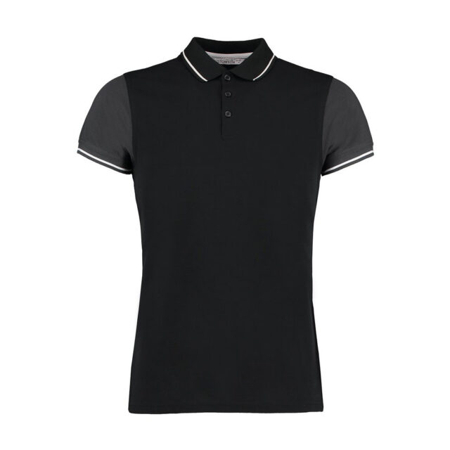 Contrast tipped polo (fashion fit)