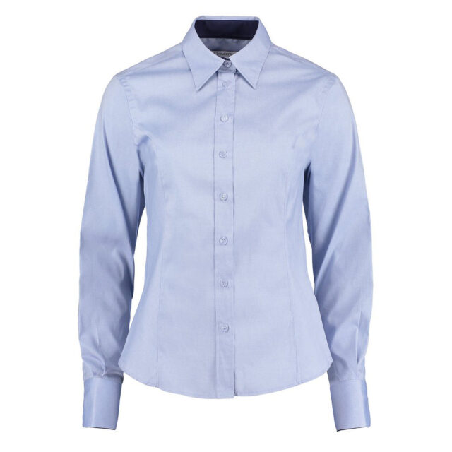 Women’s contrast premium Oxford shirt long-sleeved (tailored fit)