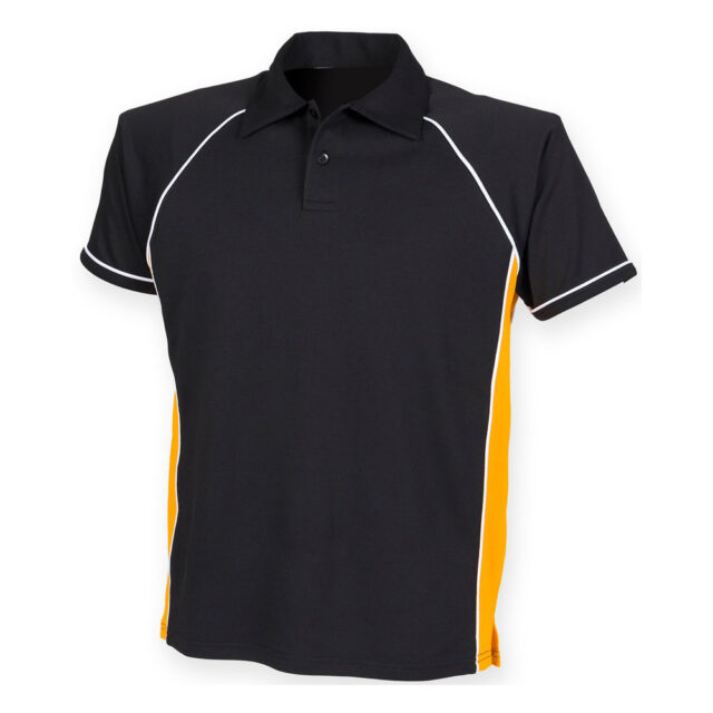 Piped performance polo