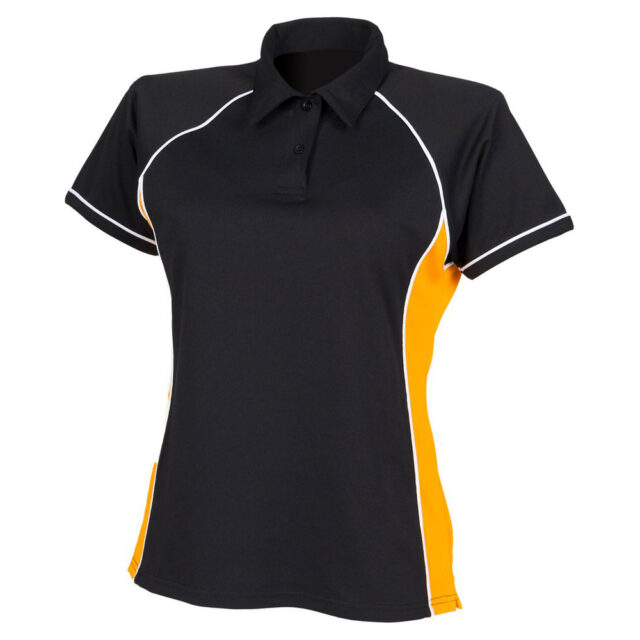 Women’s piped performance polo