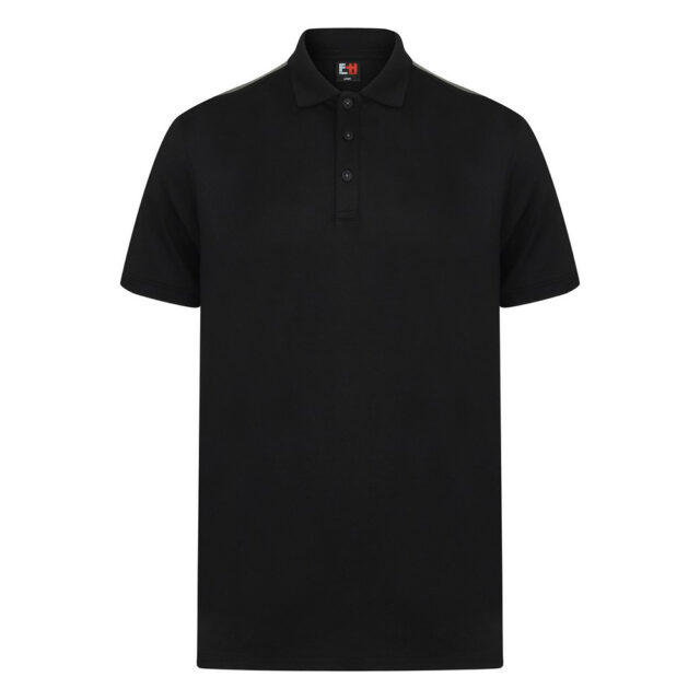 Contrast panel polo