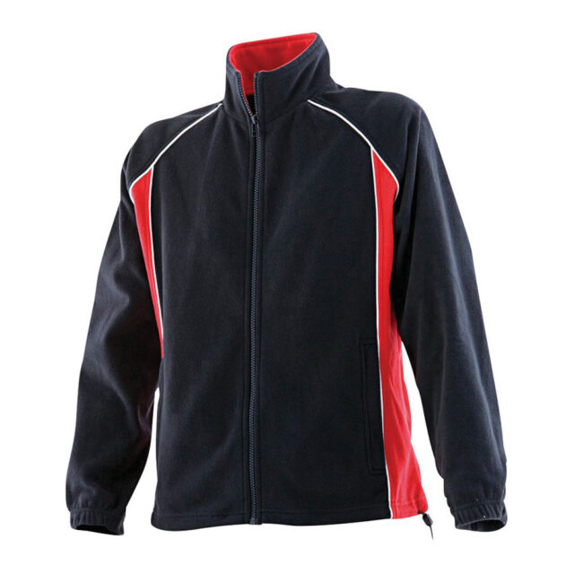 Women’s piped microfleece jacket