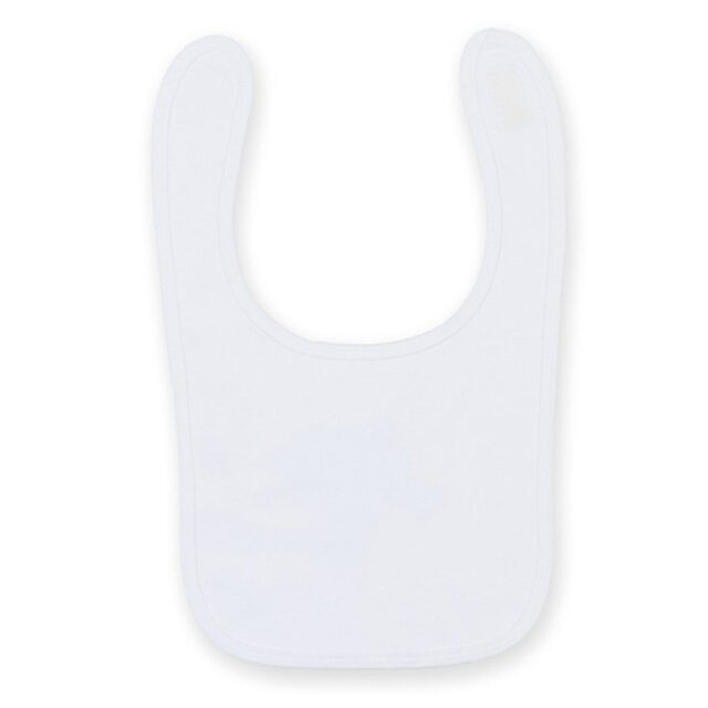 Plain and contrast bib