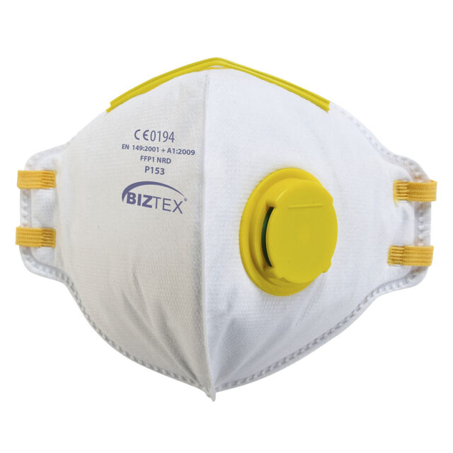 FFP1 Valved Dolomite Fold Flat Respirator