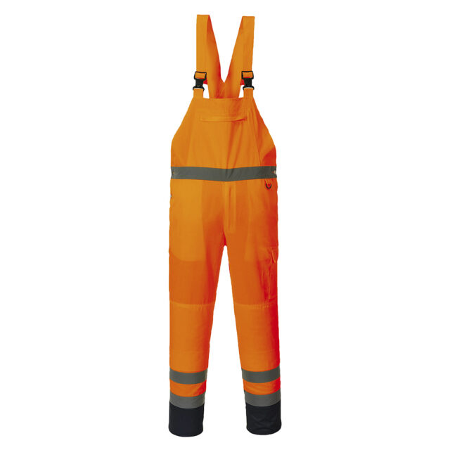 Hi-Vis Contrast Bib & Brace – Unlined