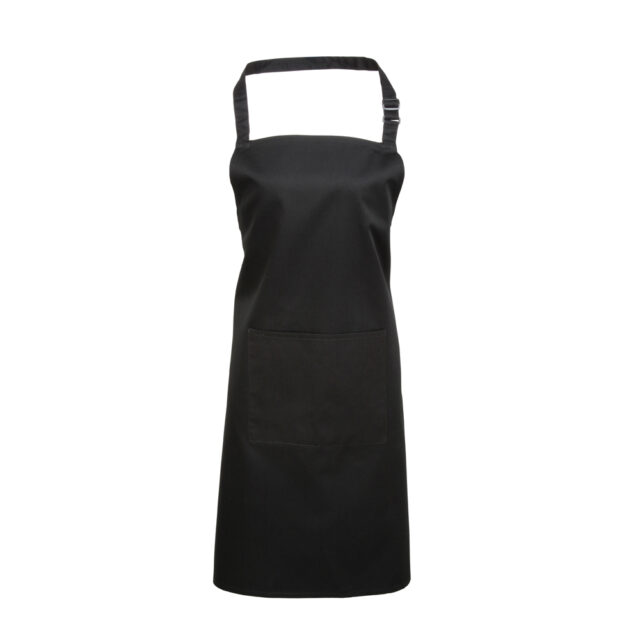 Deluxe apron with neck-adjusting buckle