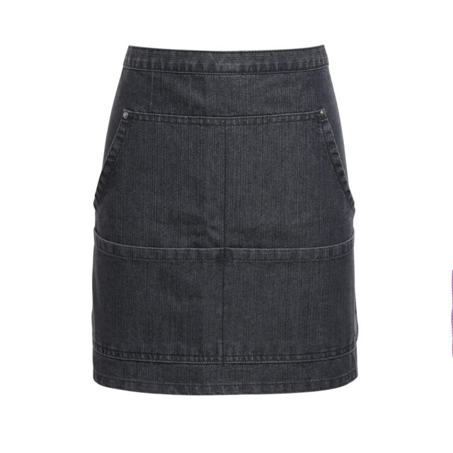 Jeans stitch denim waist apron