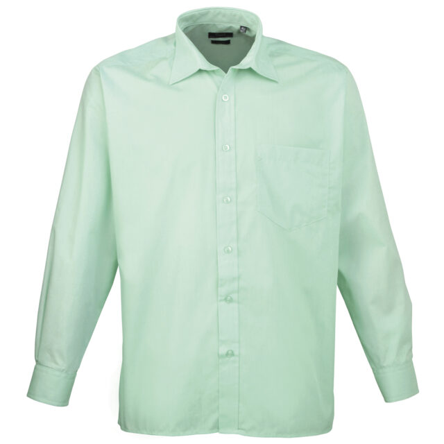 Long sleeve poplin shirt