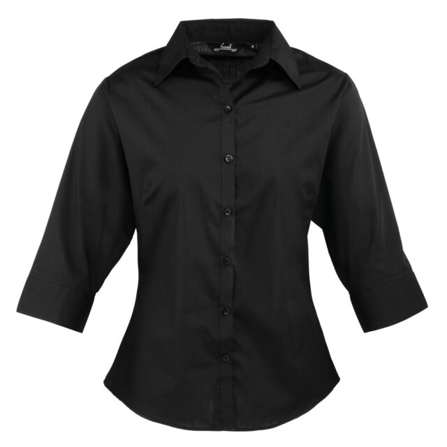 Women’s 3/4 sleeve poplin blouse