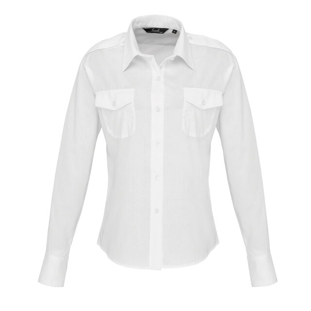 Women’s long sleeve pilot shirt