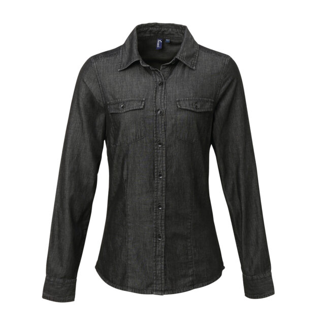 Women’s jeans stitch denim shirt