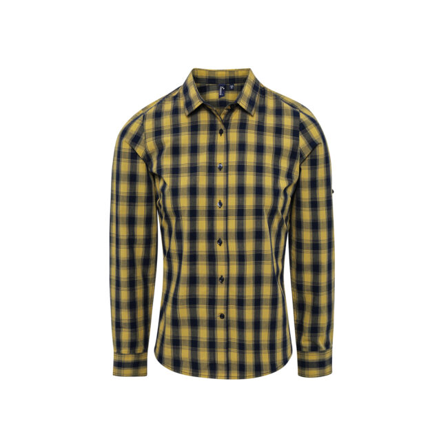 Women’s Mulligan check cotton long sleeve shirt
