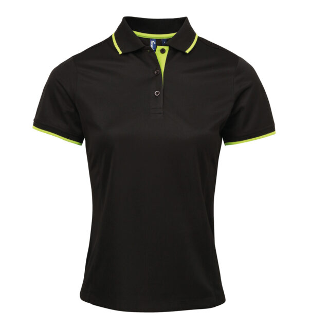 Women’s contrast Coolchecker polo