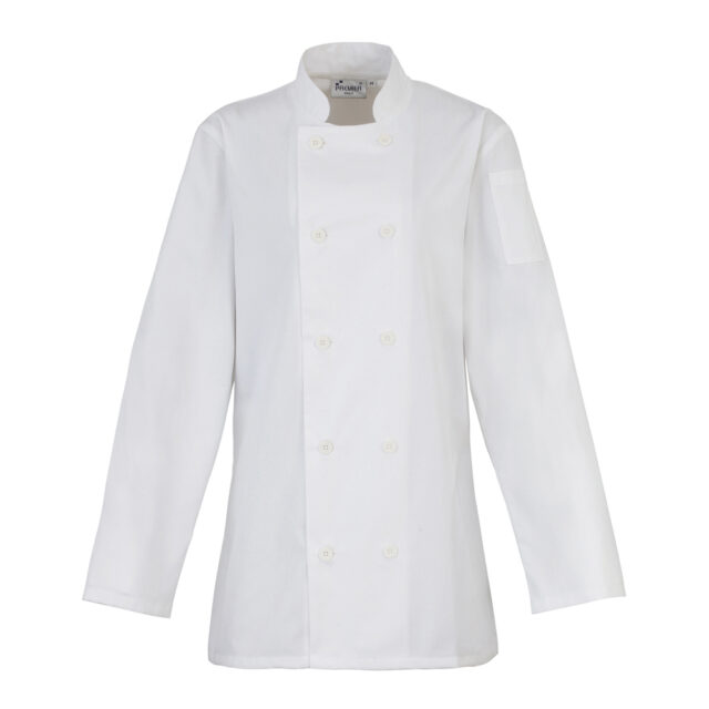 Women’s long sleeve chef’s jacket
