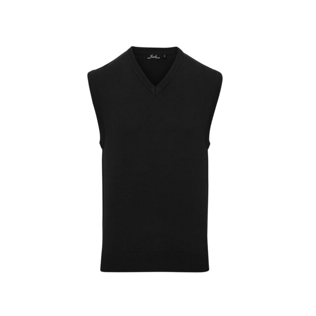 Sleeveless knitted sweater