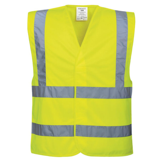 Hi-vis two-band-and-brace vest (C470)