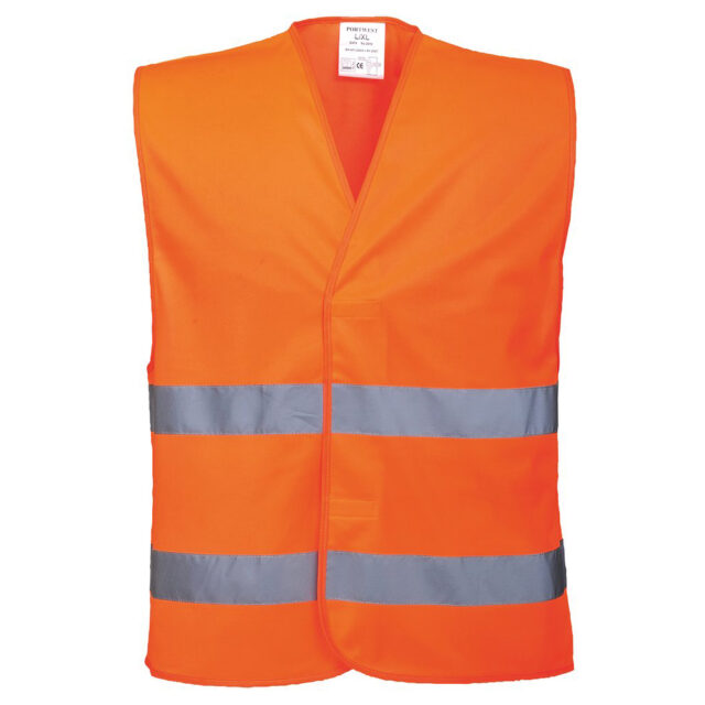 Hi-vis two-band vest (C474)