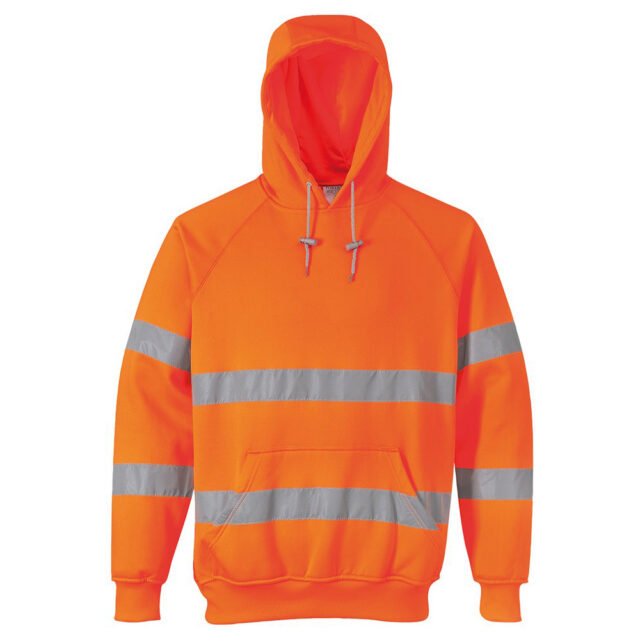 Hi-vis hooded sweatshirt (B304)
