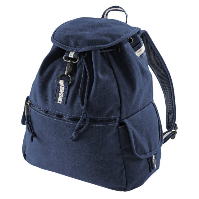 Vintage canvas backpack