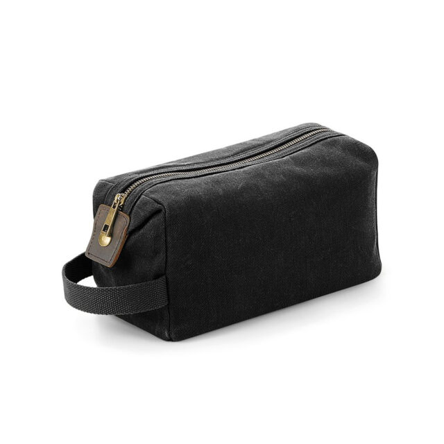 Heritage waxed canvas wash bag