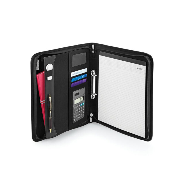 Burbank deluxe zipper portfolio
