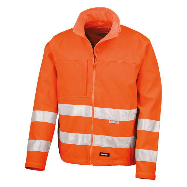High-viz softshell jacket