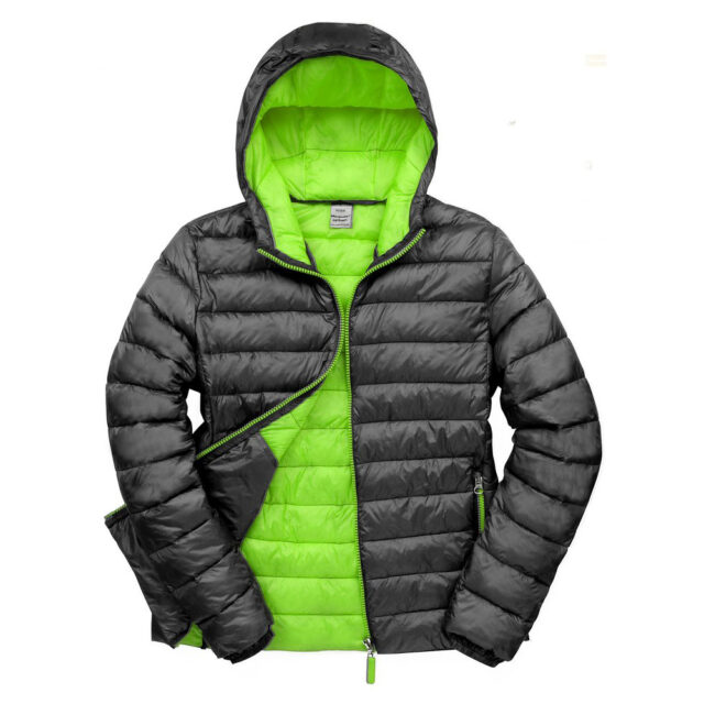 Urban snow bird hooded jacket