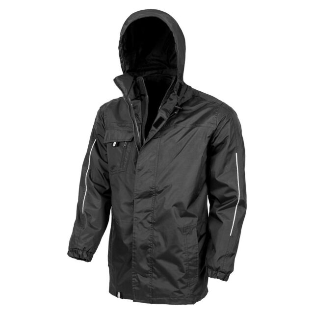 Printable 3-in-1 transit jacket with softshell inner