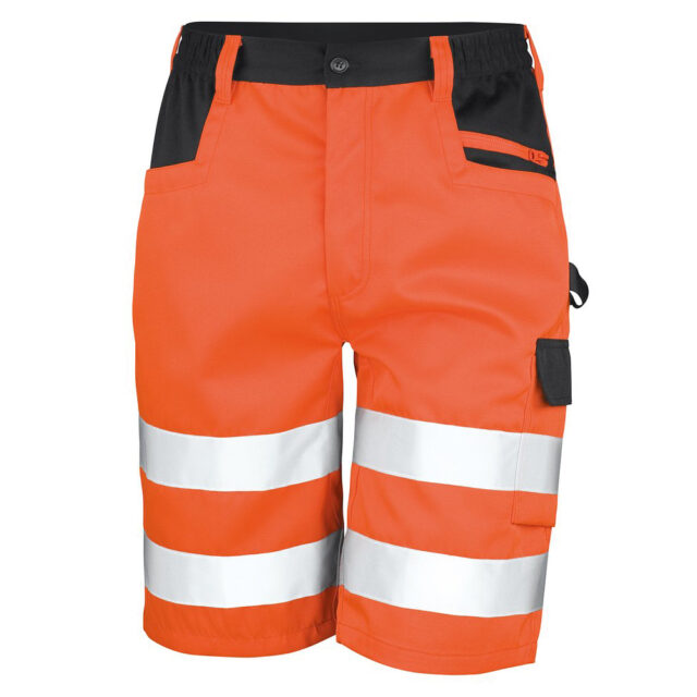 Safety cargo shorts