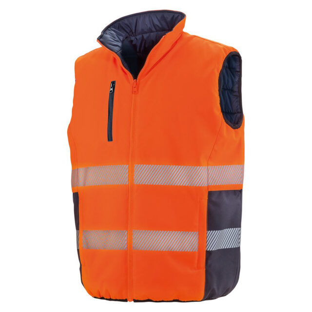 Reversible soft padded gilet