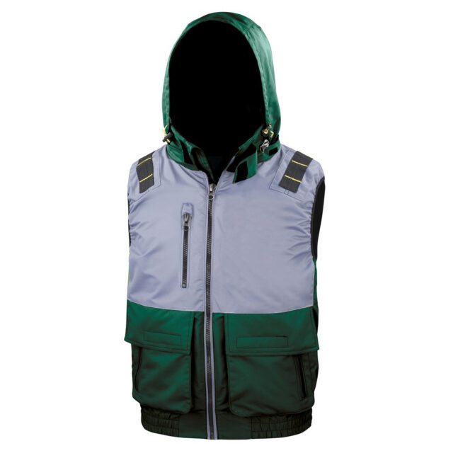 Work-Guard x-over microfleece lined gilet