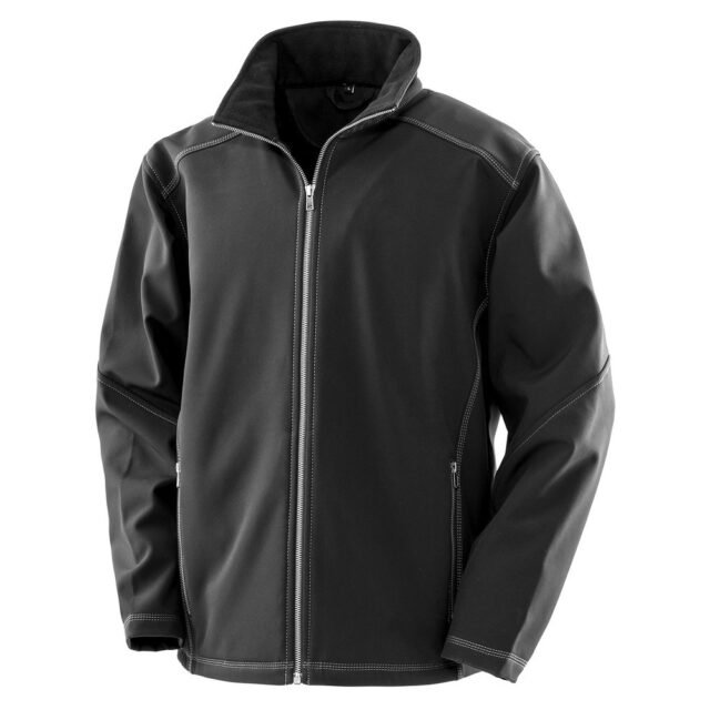 Treble stitch softshell