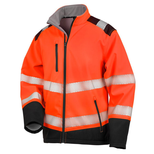 Printable ripstop safety softshell