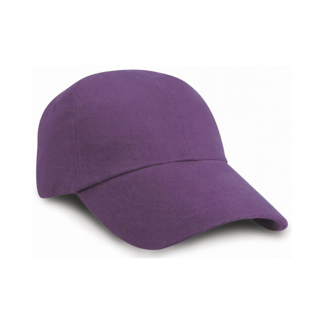 Low-profile heavy brushed cotton cap