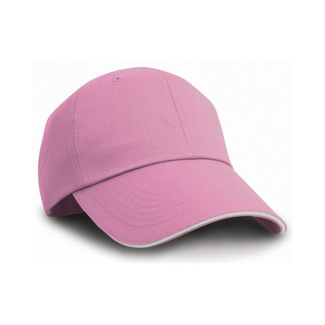 Herringbone cap with sandwich peak