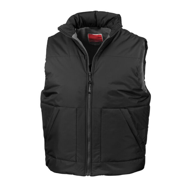 Fleece-lined bodywarmer
