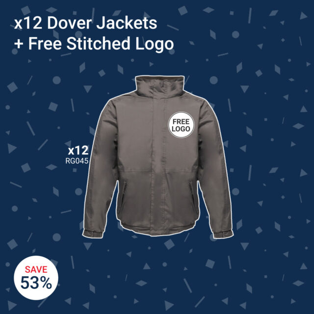 x12 Dover Jackets + Free Stitched Logo