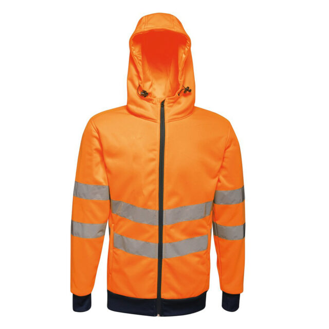 Hi-vis pro full-zip hoodie