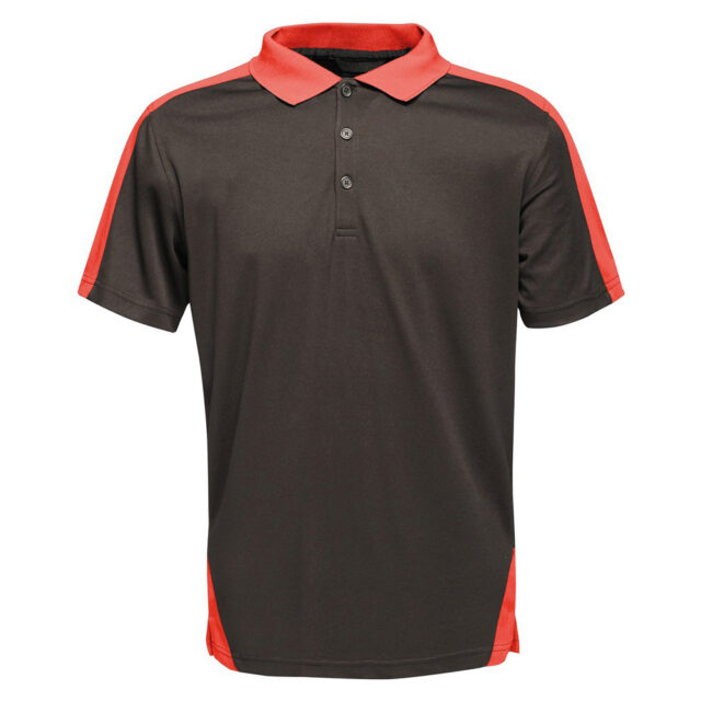 Contrast wicking polo
