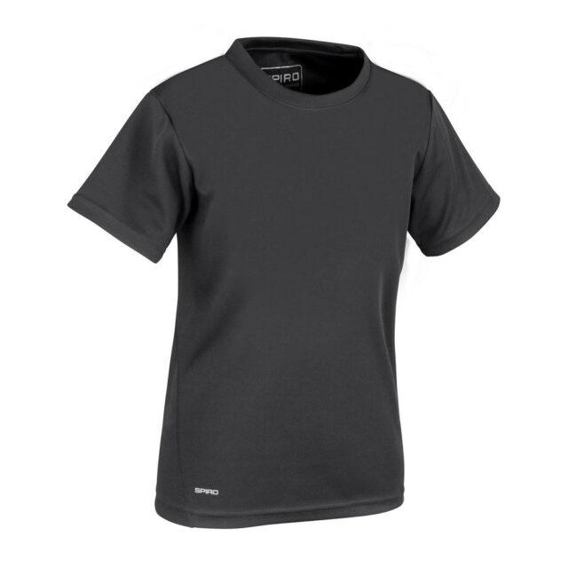Spiro quick-dry short sleeve junior t-shirt