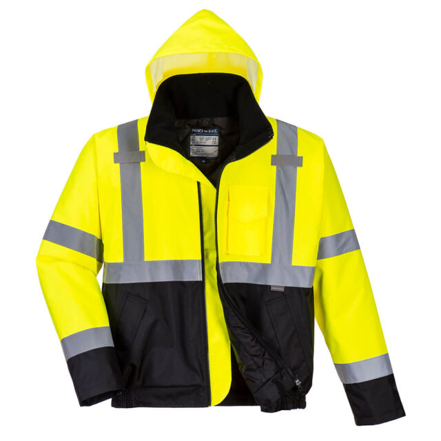 Hi-Vis Two-Tone Bomber Jacket