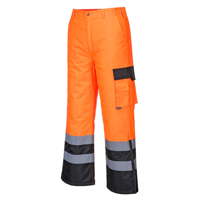 Hi-Vis Contrast Trousers – Lined