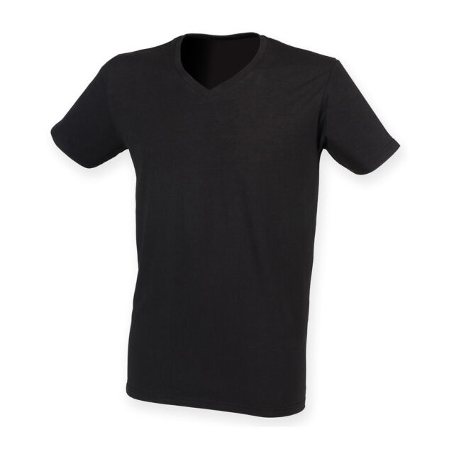 Men’s feel good stretch v-neck t-shirt